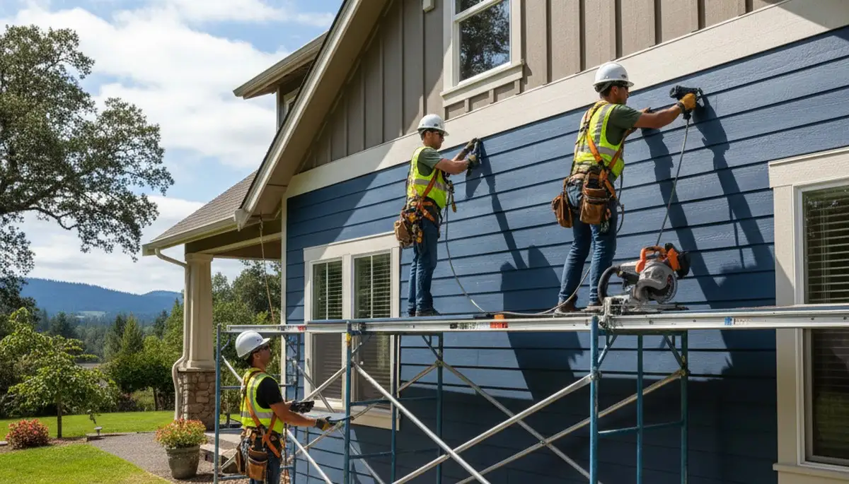 Vinyl siding installation by Portland, OR siding contractors for durable home exterior protection