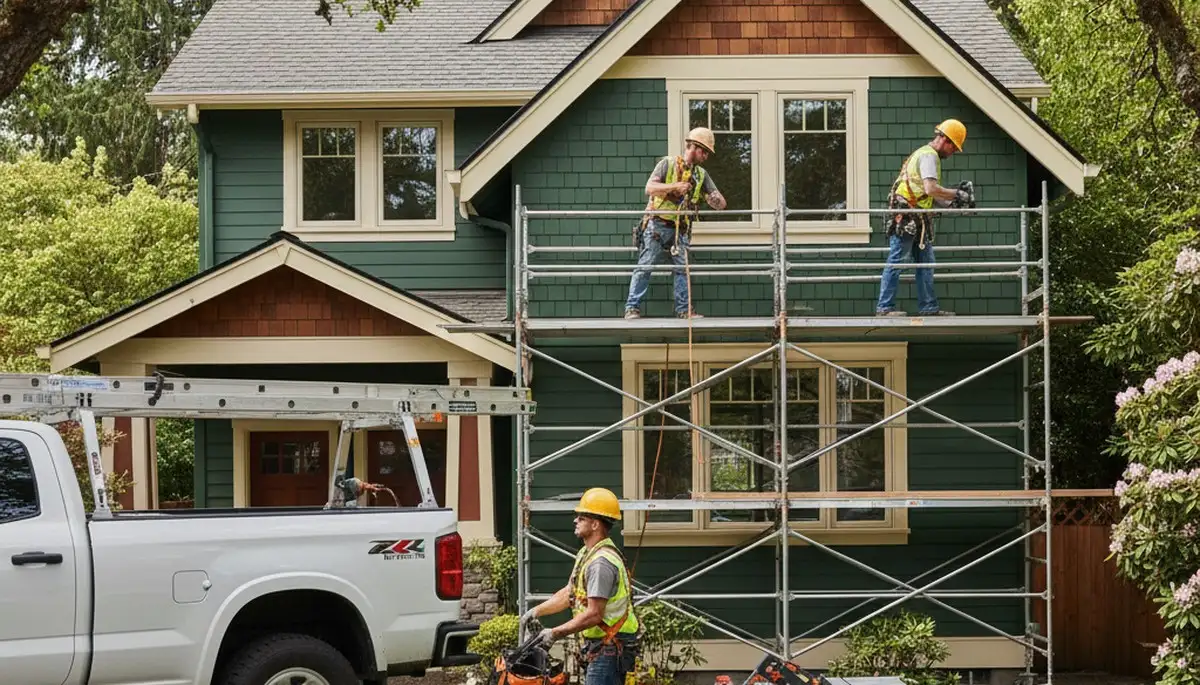 Vinyl siding installation in Portland, OR by local siding contractor