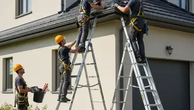 Portland, OR gutter repair on a home exterior by FX Remodeling & Exteriors