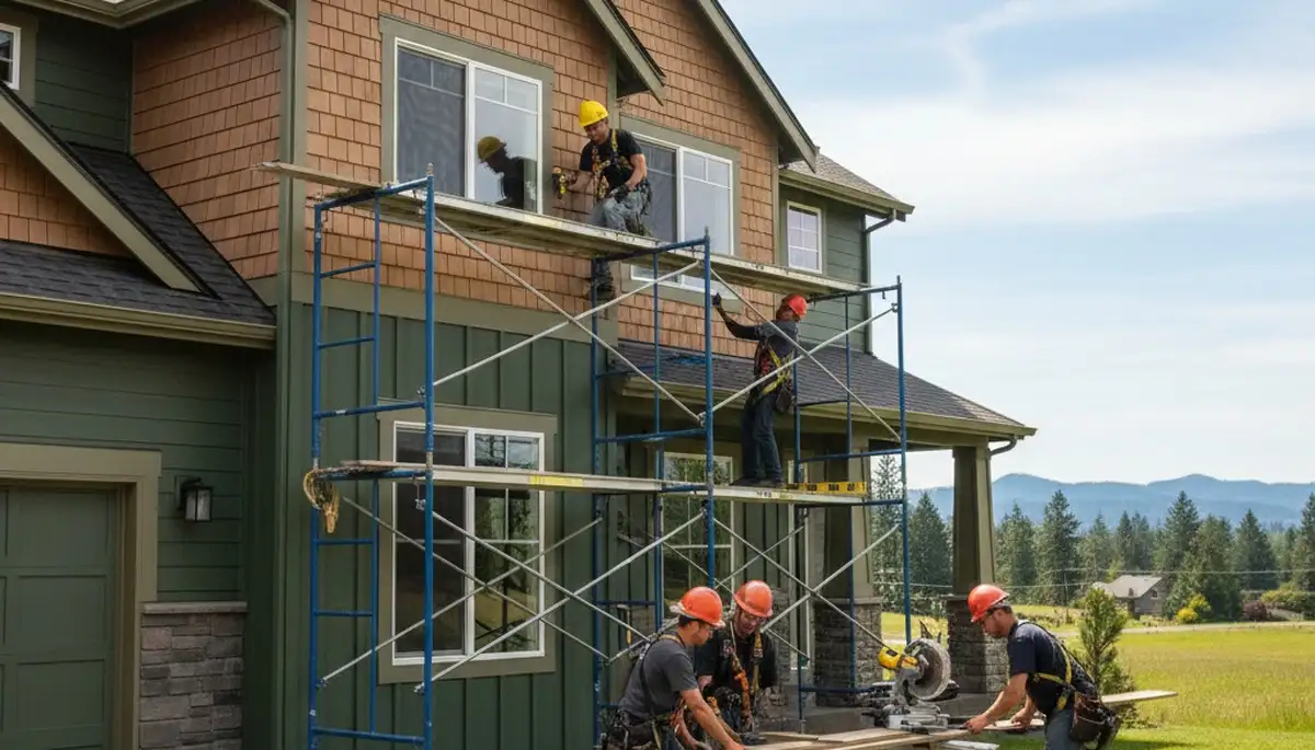 Vinyl siding installation service in Portland, OR for residential homes