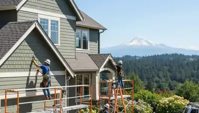 Portland, OR vinyl siding installation for residential homes by a local siding contractor