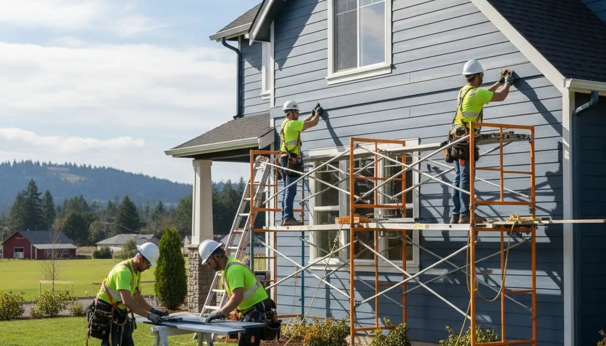 Vinyl siding installation service in Portland, OR for homes and businesses