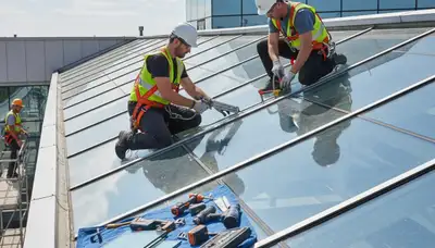 Portland, OR siding contractor repairing skylight leaks and cracked seals on a home