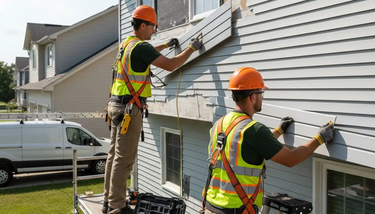 Portland, OR vinyl siding repair by FX Remodeling & Exteriors for cracked, warped, and damaged siding