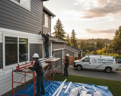 Vinyl siding installation for Portland, OR homes by a professional siding contractor